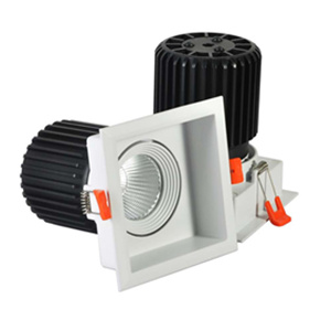 square adjustable downlight