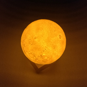 3D moon night light color changing