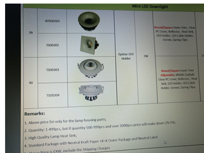 led mini downlight housing only