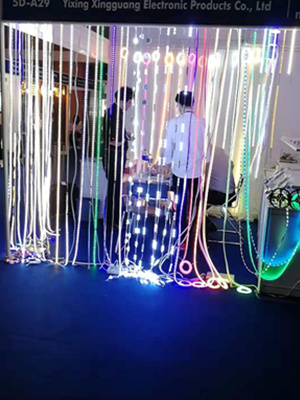 led strip light show